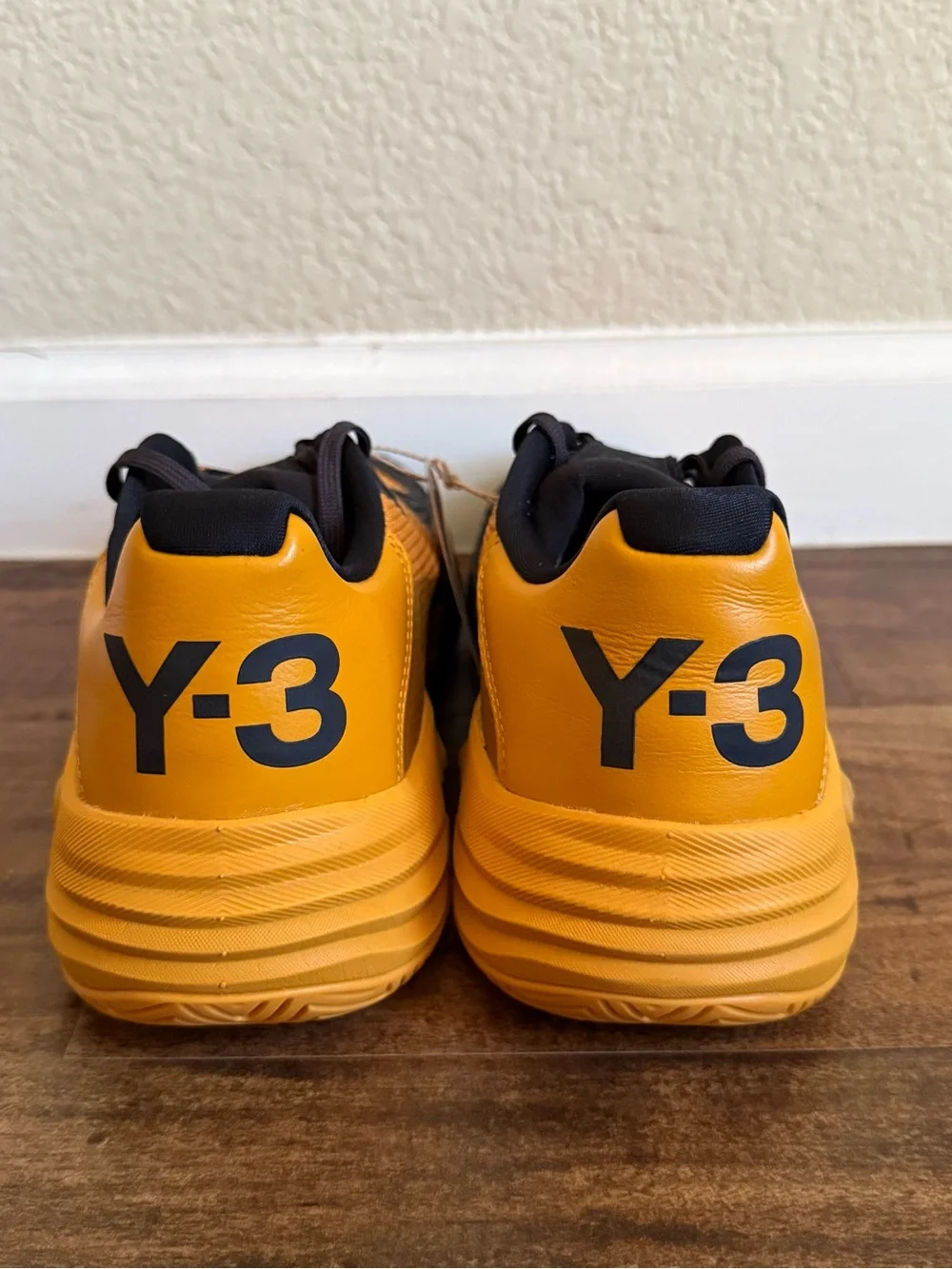 Size 8- Adidas Y-3 Barricade 13 Collegiate Gold Black Tennis Shoes Men's